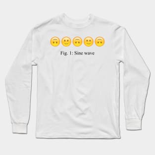 Sine Wave Long Sleeve T-Shirt